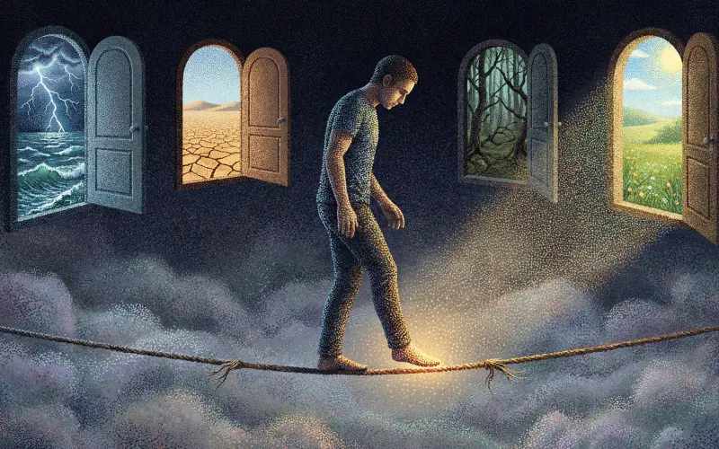 O labirinto do "e se...": a anatomia da dúvida paralisante