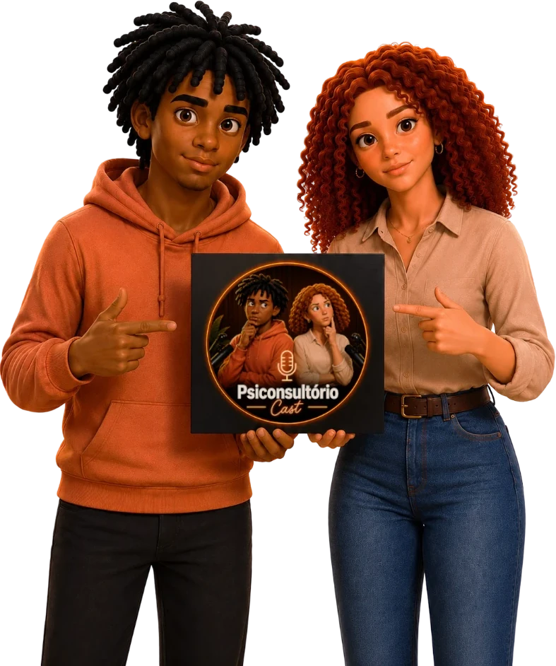Tiko e Teka apresentando o Psiconsultório Cast